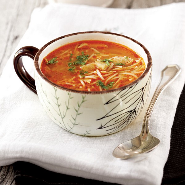 Chicken Noodle Soup with Celery